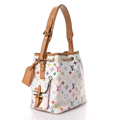 Louis Vuitton Monogram Multicolor Petit Noe White 3 of 11