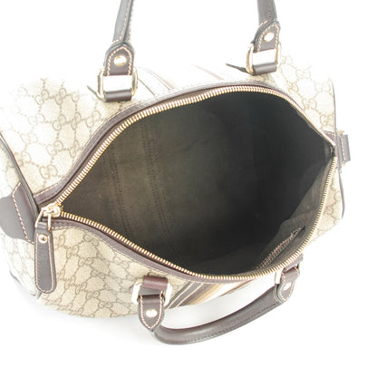 Gucci GG Plus Monogram Web Medium Joy Boston Dark Brown 5 of 7