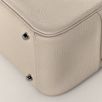 Hermes Taurillon Clemence Mini Lindy 20 Craie 9 of 13