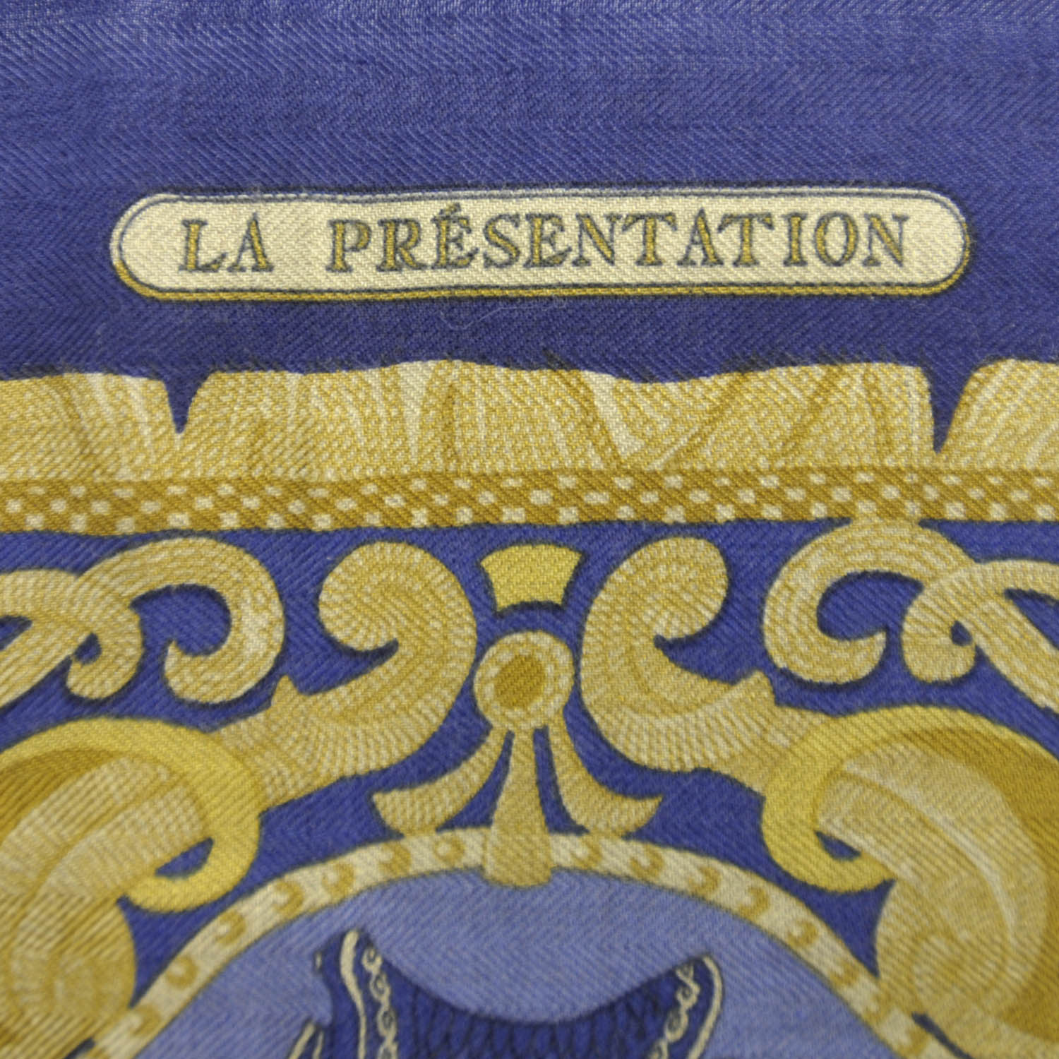 Hermes Cashmere Silk La Presentation Scarf 90 4 of 6