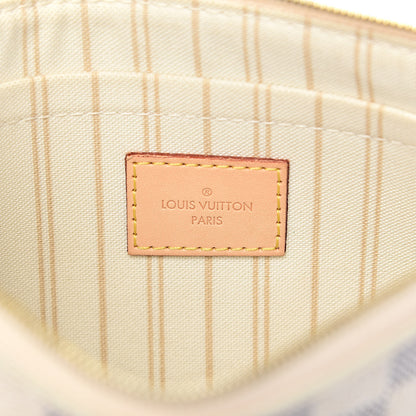 Louis Vuitton Damier Azur Neverfull MM GM Pochette 6 of 8