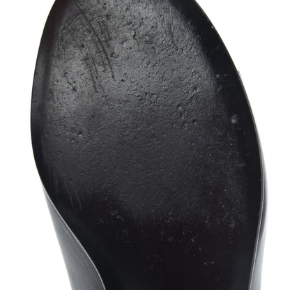 Gucci Malaga Kid Horsebit Slide Sandals 37.5 Black 8 of 11
