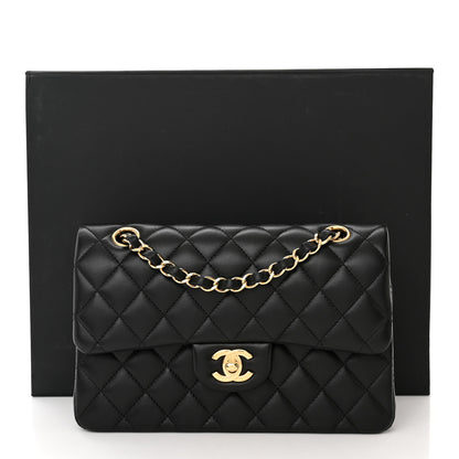 Chanel Lambskin Quilted Small Double Flap Black 13 of 13