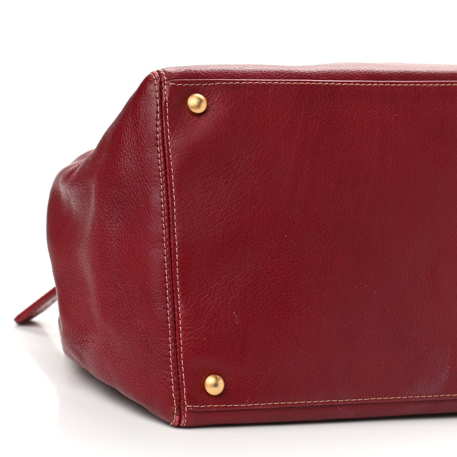 Chanel Calfskin CC Shoulder Bag Red 9 of 13