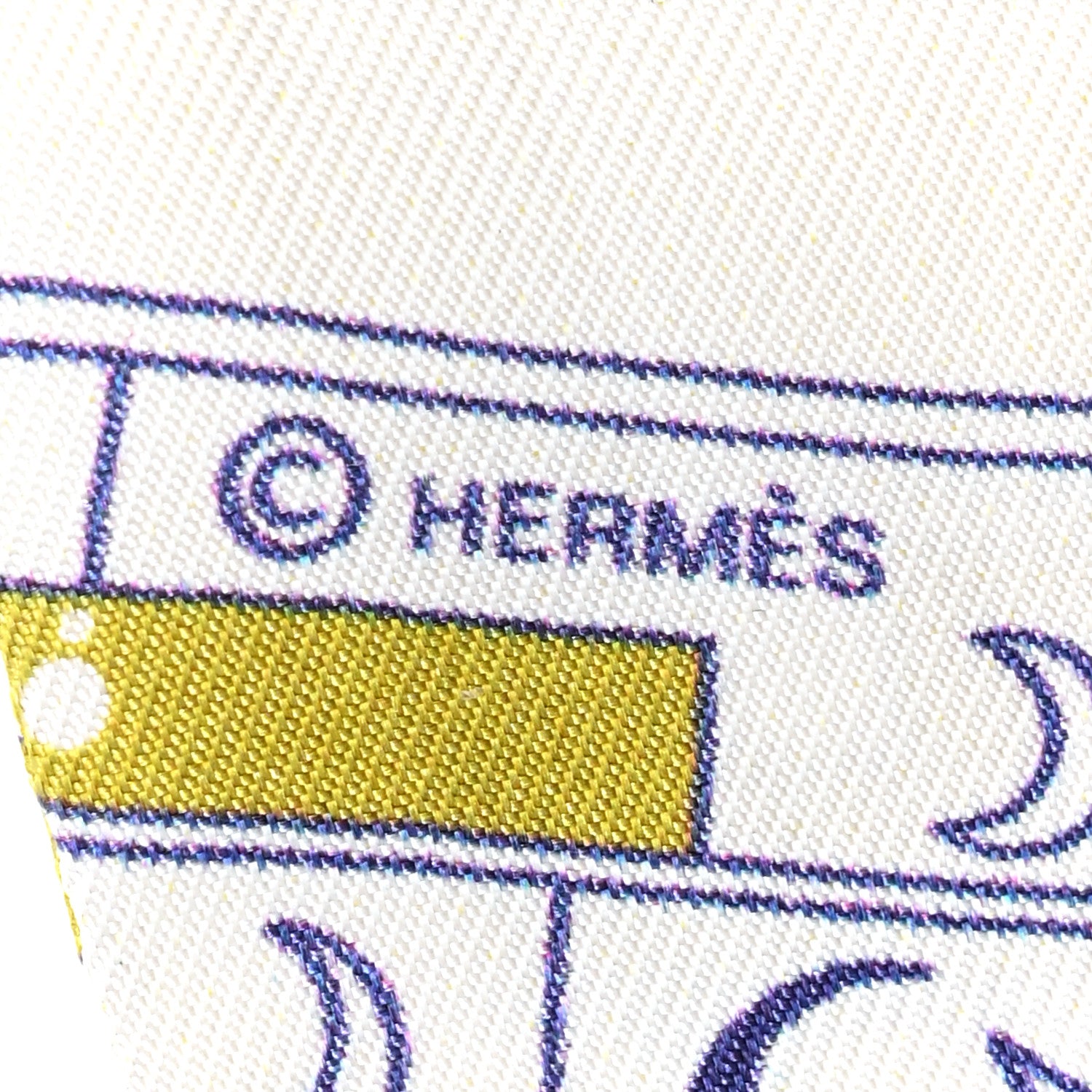 Hermes Silk Astrologie Twilly 4 of 6