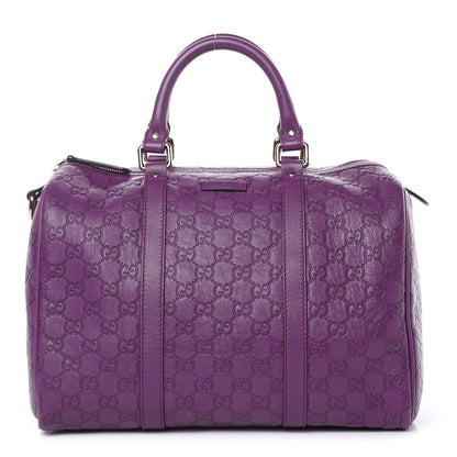 Gucci Guccissima Medium Joy Boston Purple 1 of 17