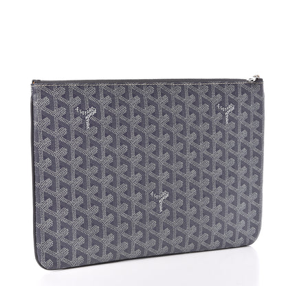 Goyard Goyardine Senat Pochette MM Grey 3 of 7
