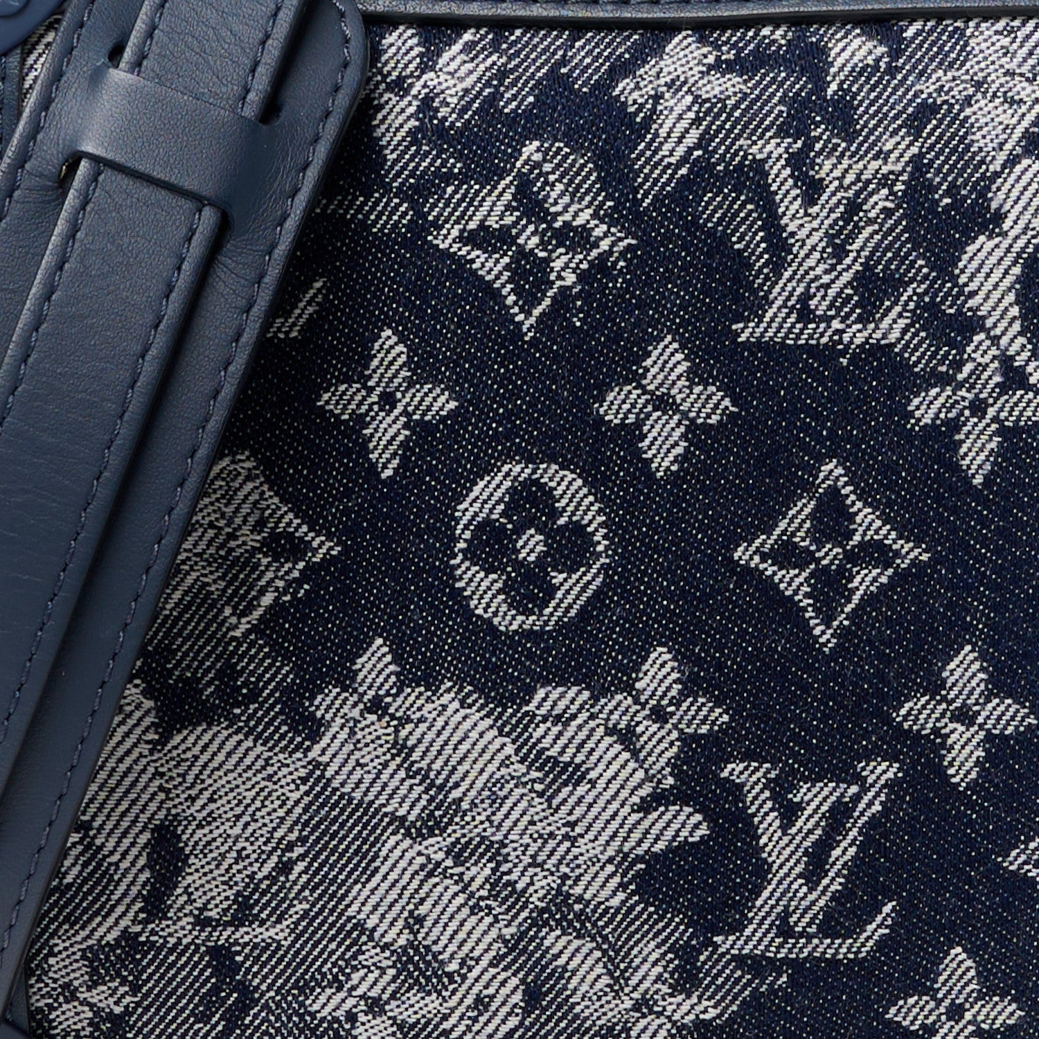 Louis Vuitton LOUIS VUITTON Monogram Tapestry Soft Trunk Bleu 8 of 12