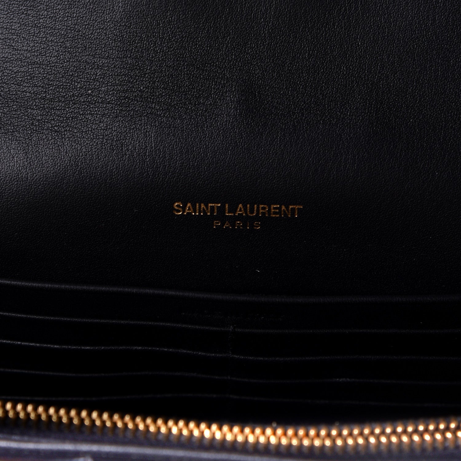 Saint Laurent Patent Calfskin Matelasse Monogram Vicky Chain Bag Black 5 of 7