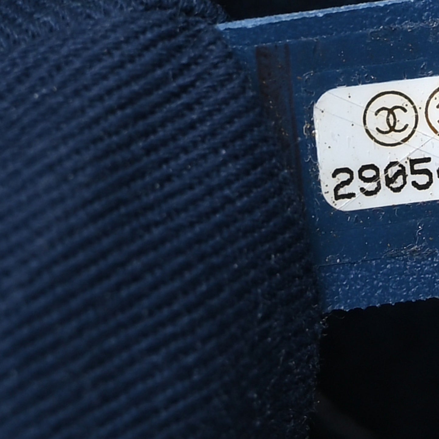 Denim Quilted Medium Denim Trip Single Flap Blue