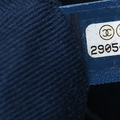 Chanel Denim Quilted Medium Denim Trip Single Flap Blue 7 of 9