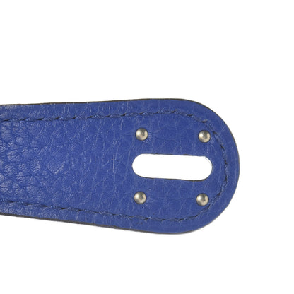 Hermes Taurillon Clemence Lindy 34 Bleu Electrique 7 of 14