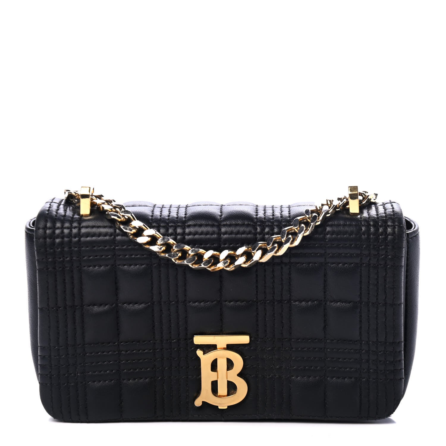 Burberry Grainy Calfskin Quilted Mini Lola Bag Black 1 of 4