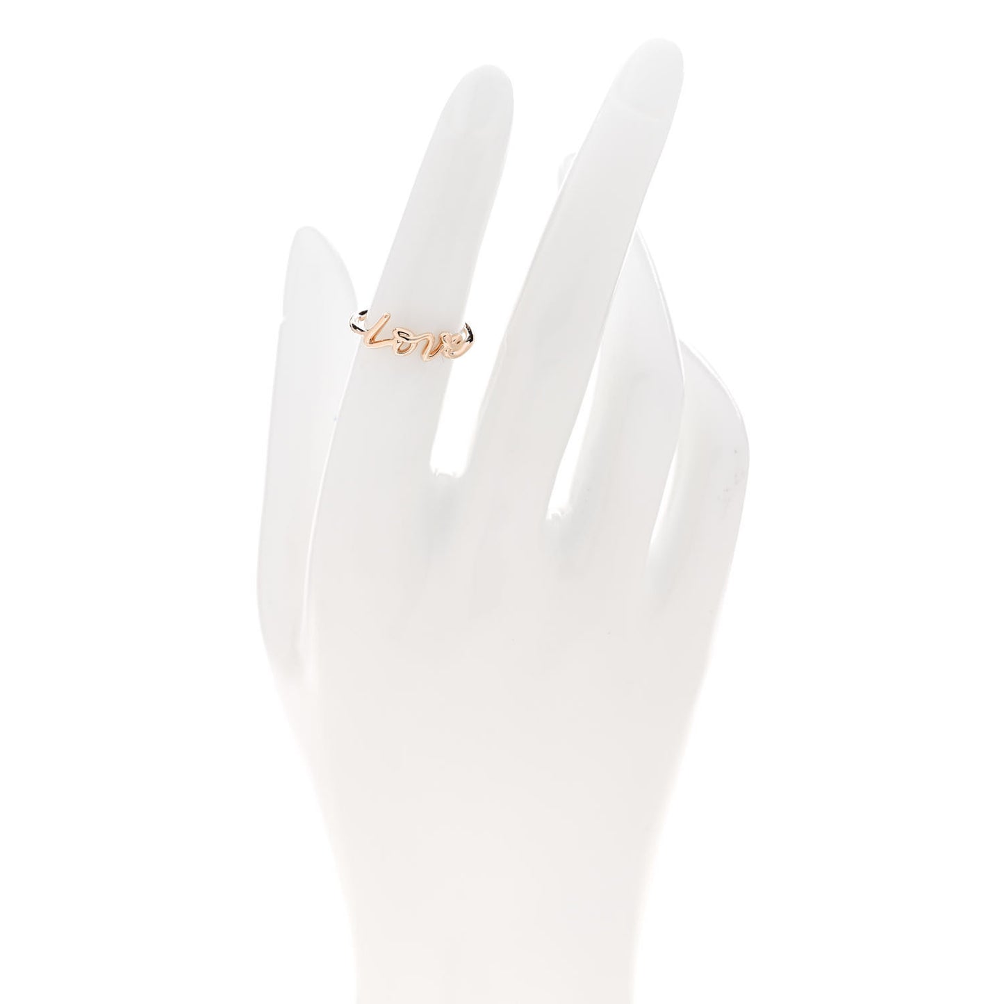18K Rose Gold Paloma's Graffiti Love Ring 50 5.5