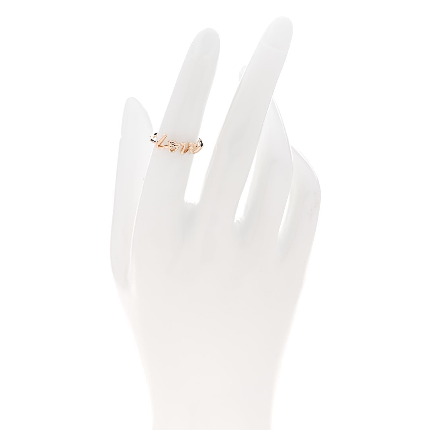 Tiffany 18K Rose Gold Paloma's Graffiti Love Ring 50 5.5 2 of 6