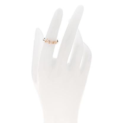 Tiffany 18K Rose Gold Paloma's Graffiti Love Ring 50 5.5 2 of 6