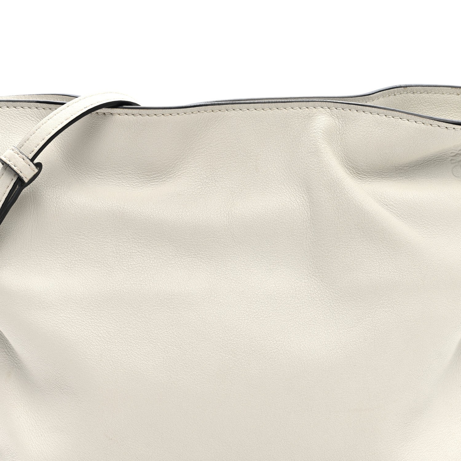 Loewe Calfskin Mini Flamenco Knot Clutch Soft White 7 of 9