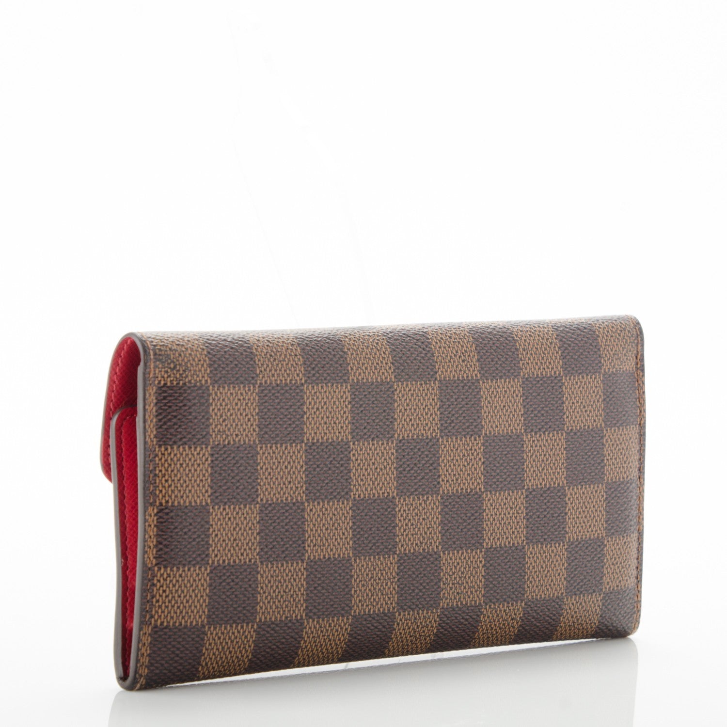 Louis Vuitton Damier Ebene Josephine Wallet Red 3 of 9