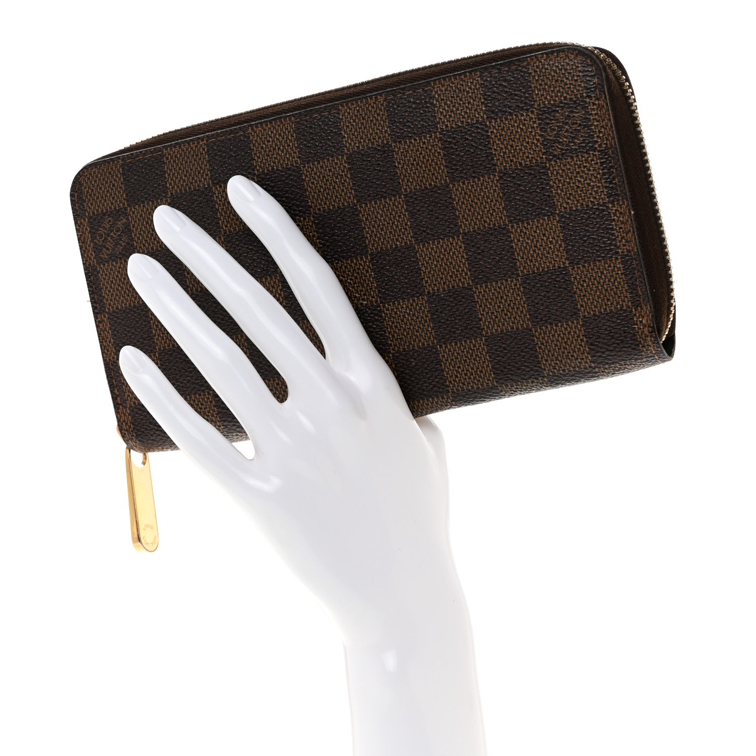 Louis Vuitton Damier Ebene Zippy Wallet 2 of 7
