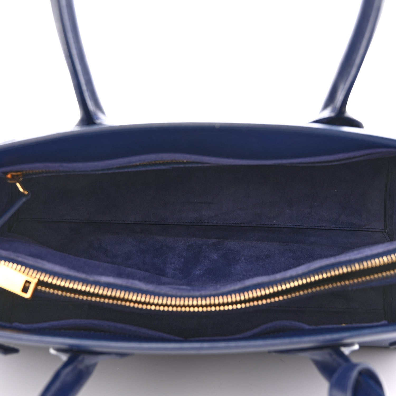 Saint Laurent Calfskin Large Sac De Jour Carryall Navy 4 of 8