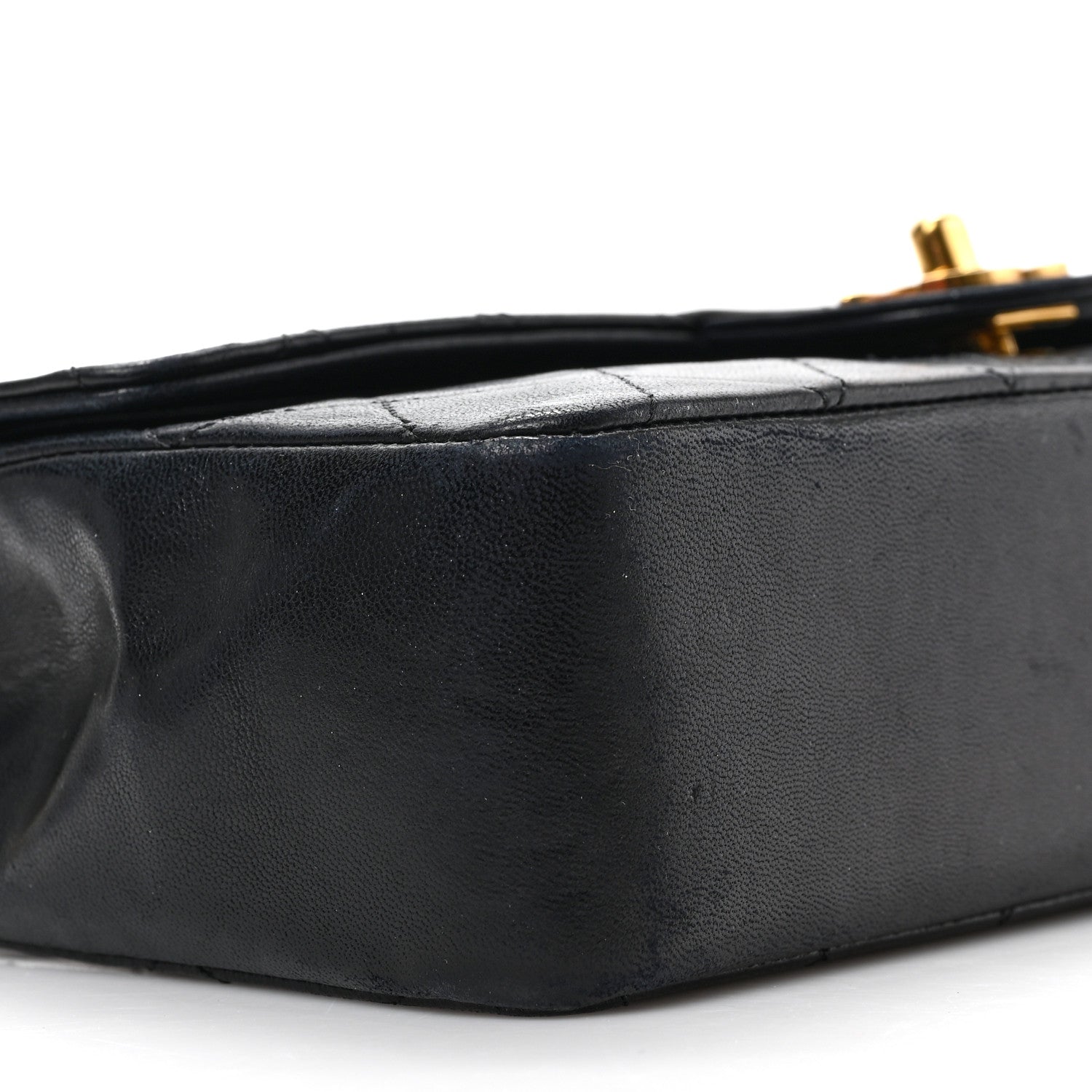 Chanel Lambskin Quilted Medium Double Flap Black 8 of 9