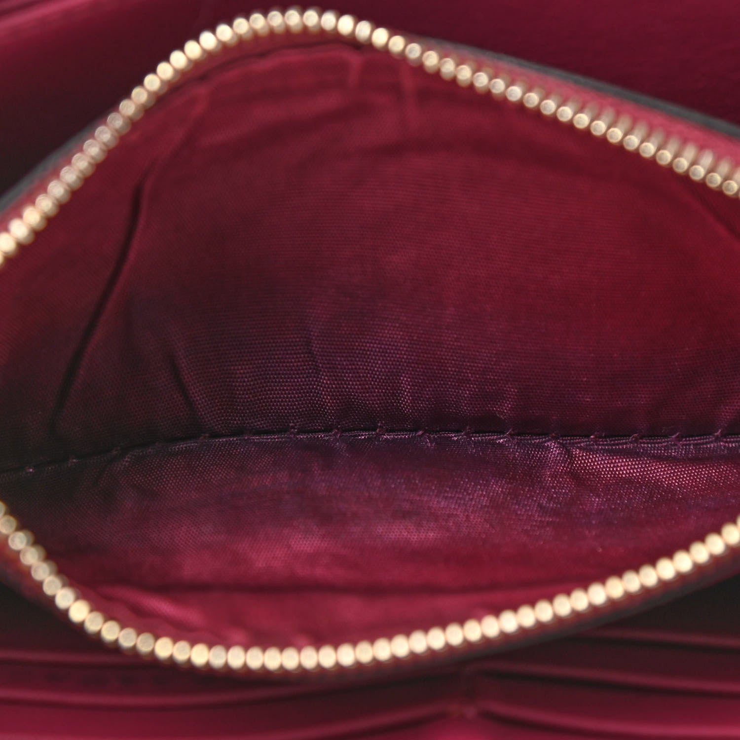 Valentino Garavani Calfskin Rockstud Zip Around Wallet Deep Cyclamin 8 of 9