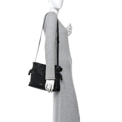 Loewe Nappa Medium Flamenco Knot Bag Black 2 of 9