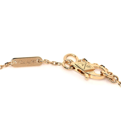 Van Cleef & Arpels 18K Yellow Gold Mother of Pearl Sweet Alhambra Bracelet 4 of 5
