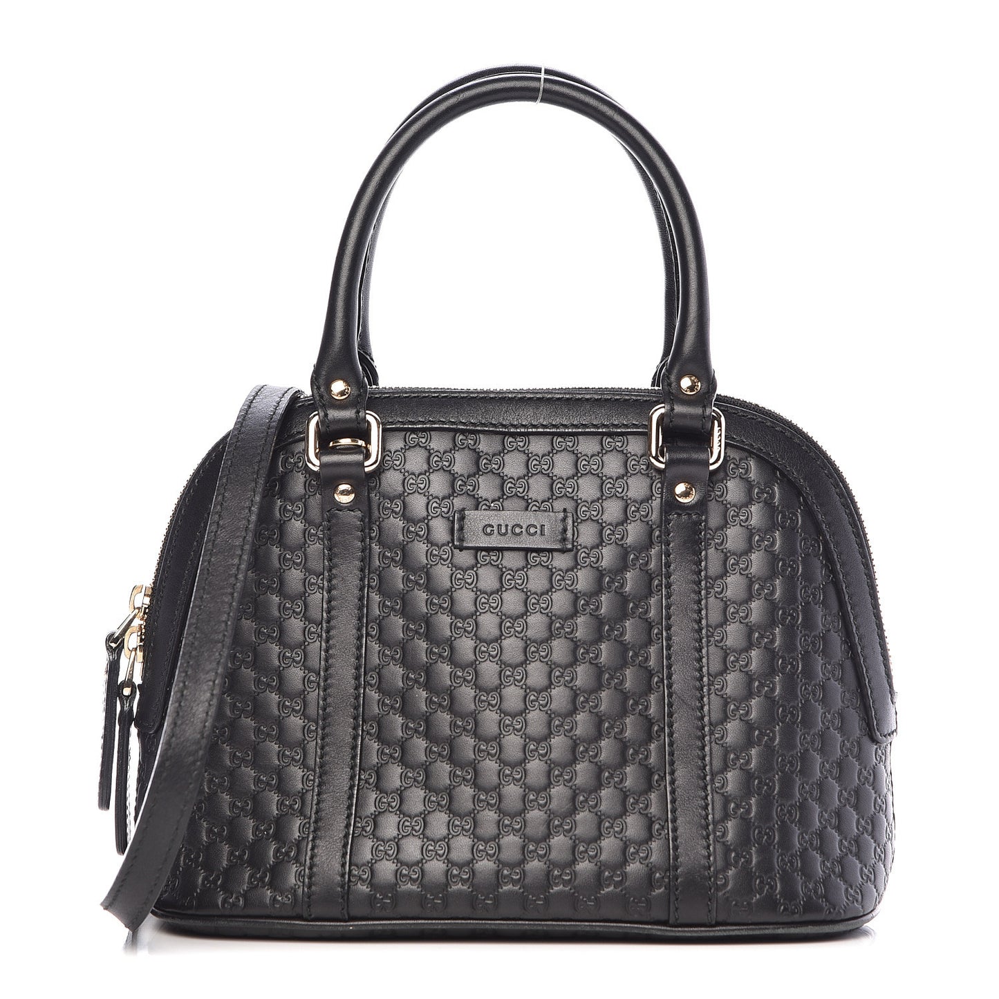 Microguccissima Mini Dome Bag Black