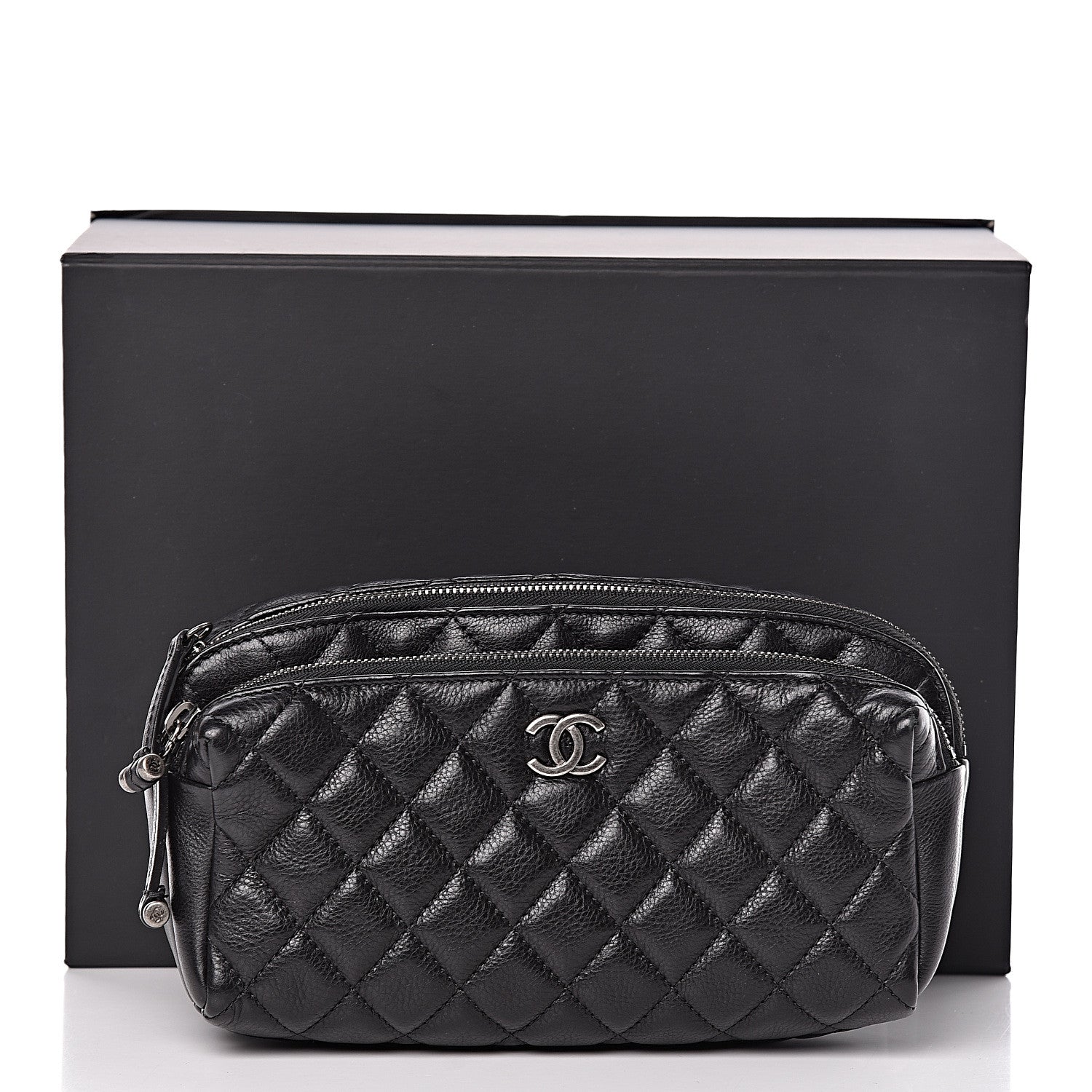 Chanel Calfskin Quilted Waist Bag Black 11 of 11