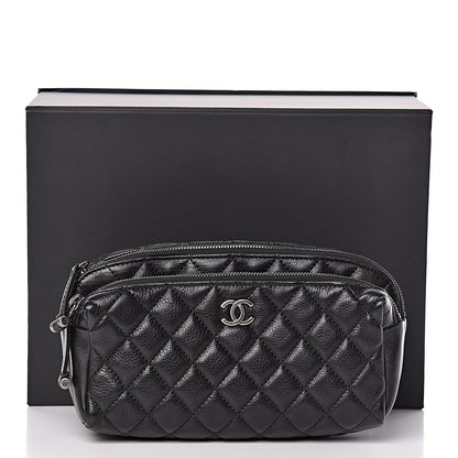 Chanel Calfskin Quilted Waist Bag Black 11 of 11