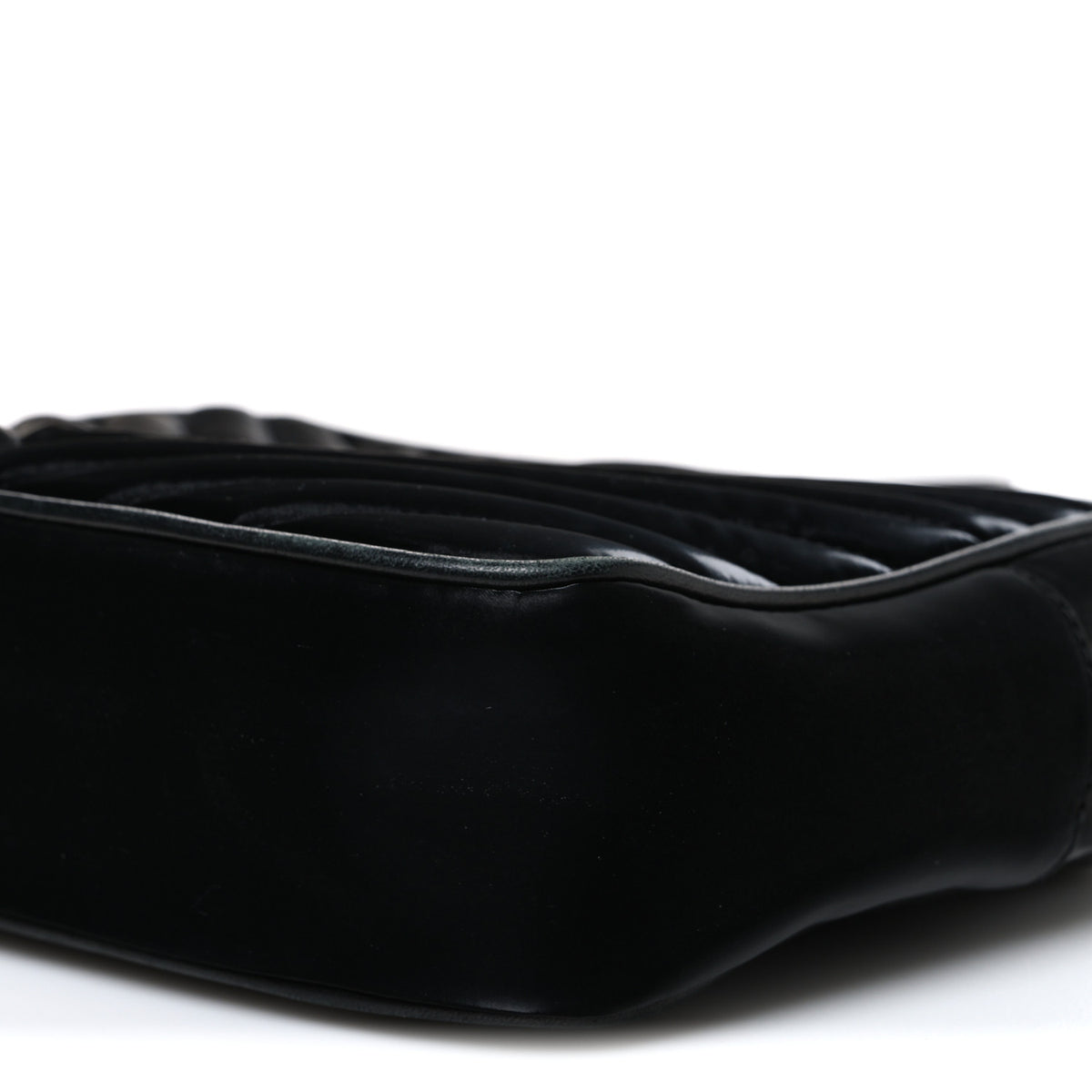 Nylon Matelasse Monogram Lou Camera Bag Black