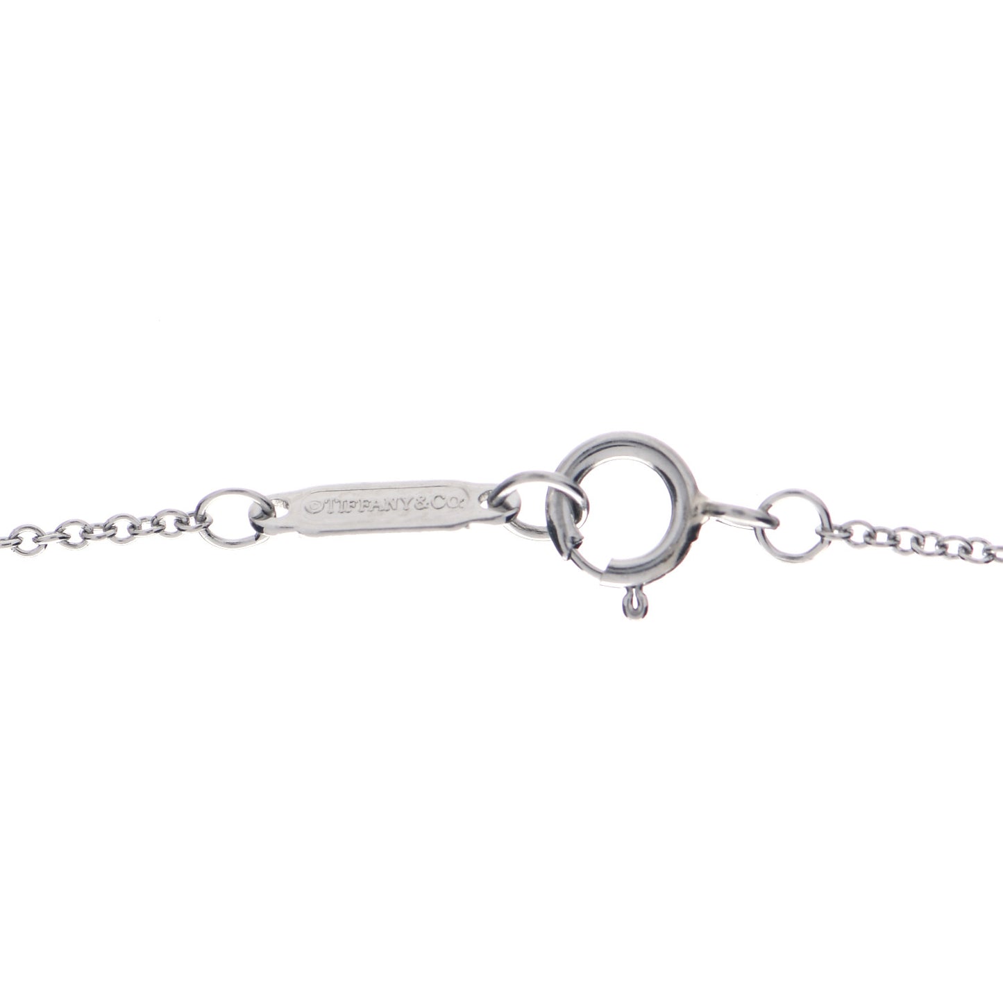 Platinum Diamond .14ctw Circlet Pendant Necklace