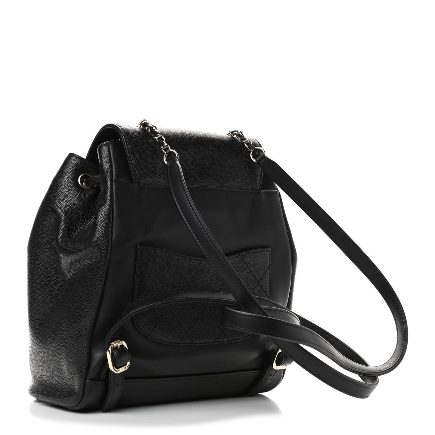 Caviar Quilted Business Affinity Backpack Black