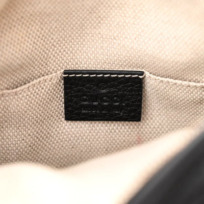 Gucci Pebbled Calfskin Mini Soho Chain Bag Black 6 of 11