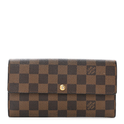 Louis Vuitton Damier Ebene Sarah Wallet 1 of 7