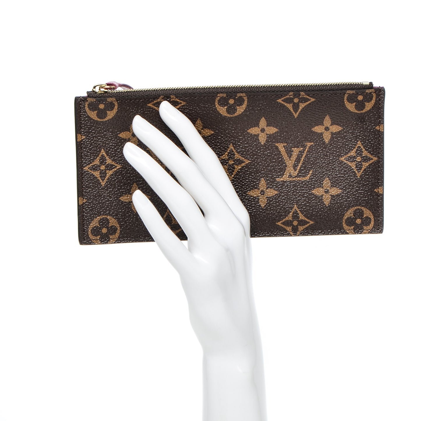 Monogram Felicie Chain Wallet Zippered Insert
