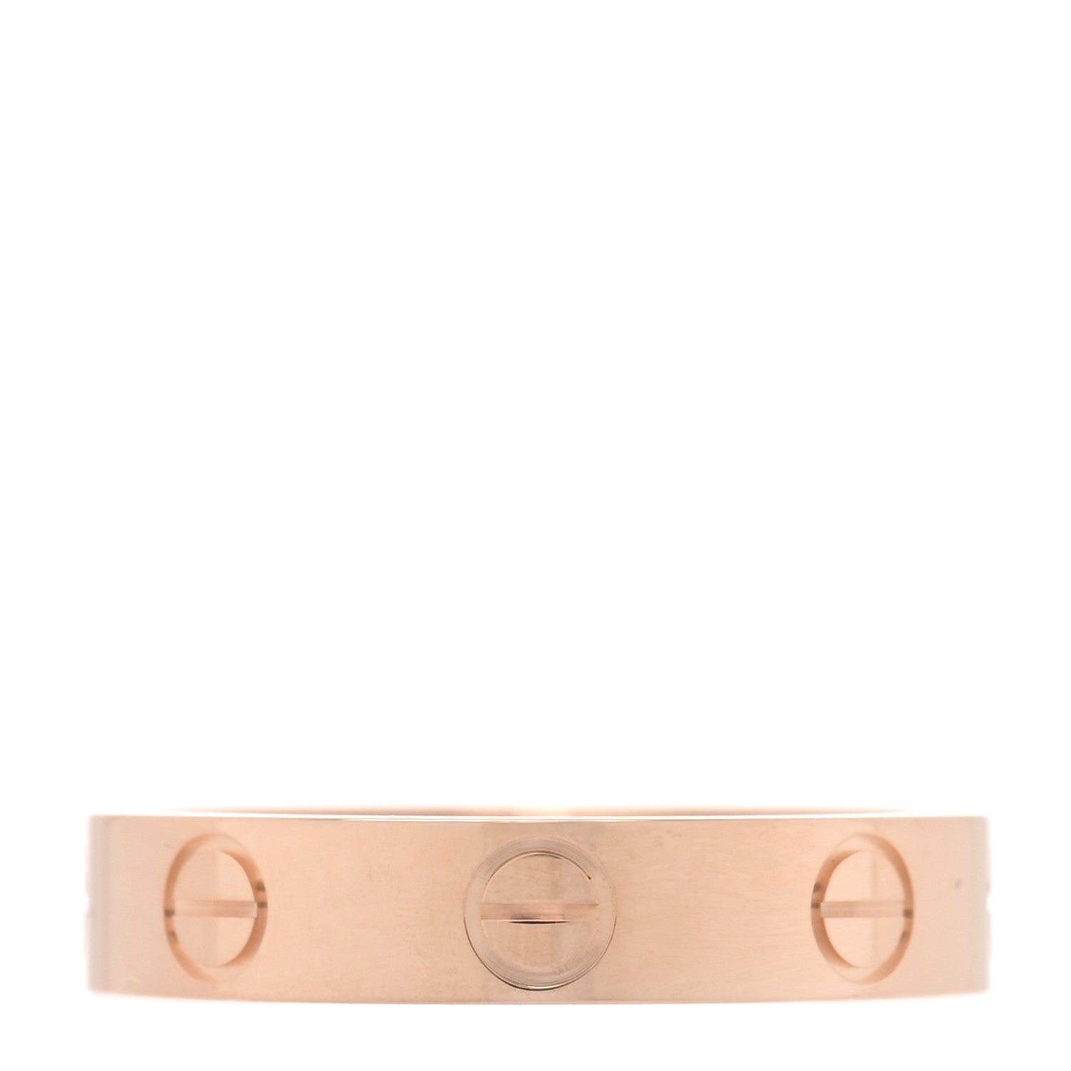 Cartier 18K Pink Gold 3.5mm LOVE Wedding Band Ring 49 5 3 of 4