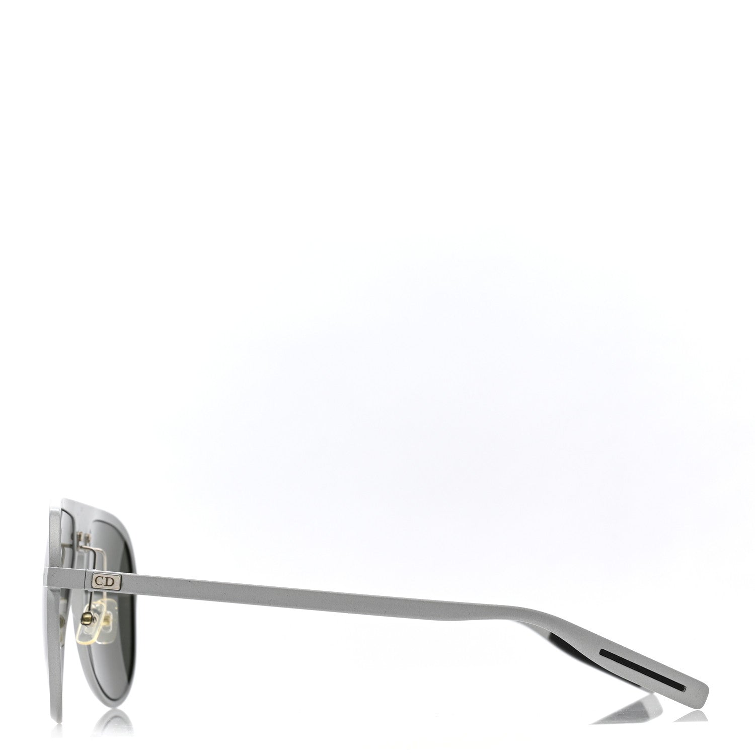 Christian Dior Homme Mens Aviator Sunglasses Silver 3 of 7