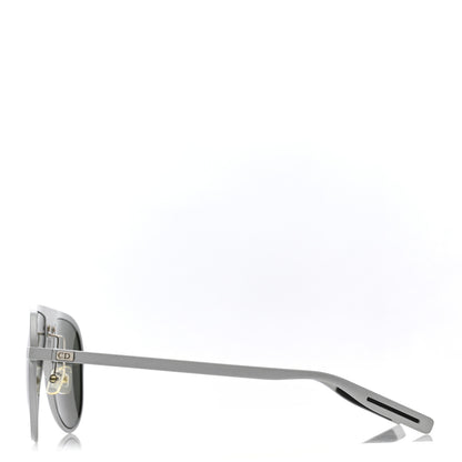 Christian Dior Homme Mens Aviator Sunglasses Silver 3 of 7