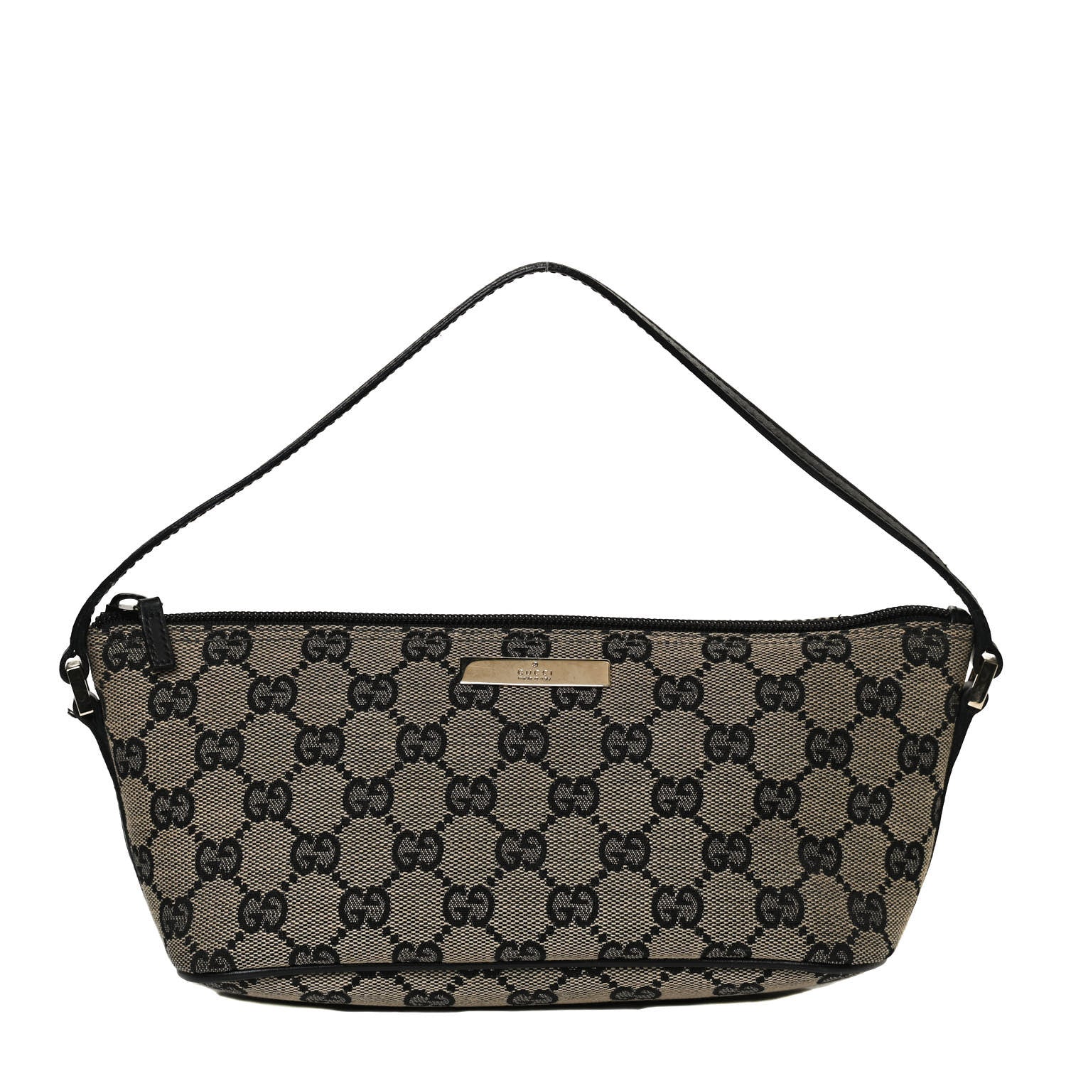 Gucci Monogram Boat Pochette Black 1 of 10
