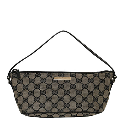 Gucci Monogram Boat Pochette Black 1 of 10
