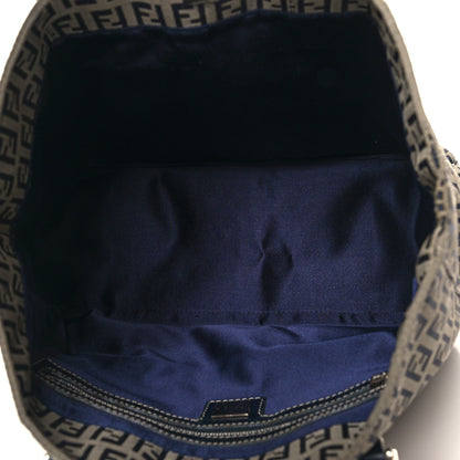 Fendi Zucchino Tote Navy Blue 5 of 10