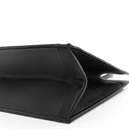 Christian Dior Calfskin Embossed Medium Book Tote Black 9 of 9