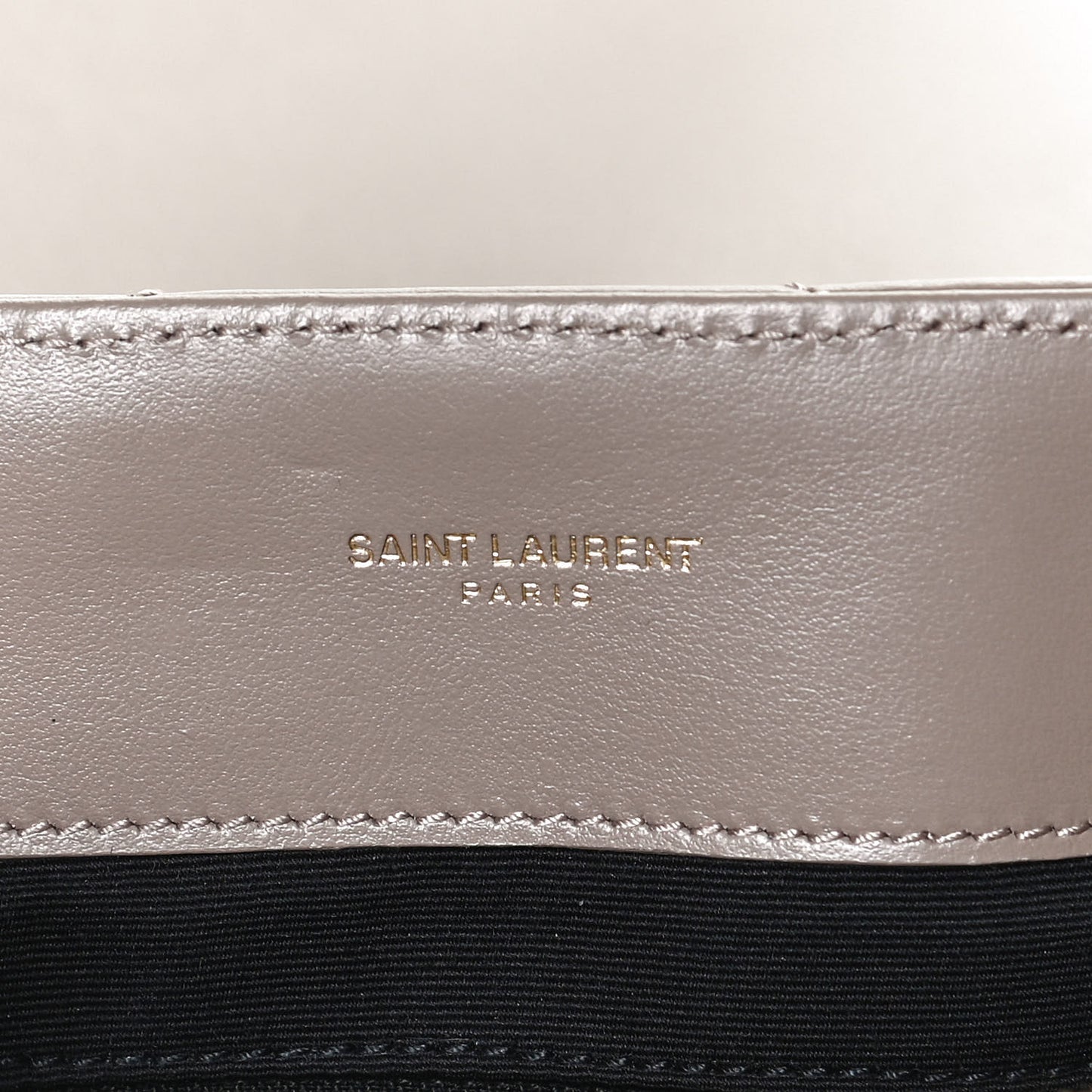 Calfskin Y Quilted Monogram Medium Loulou Chain Satchel Taupe