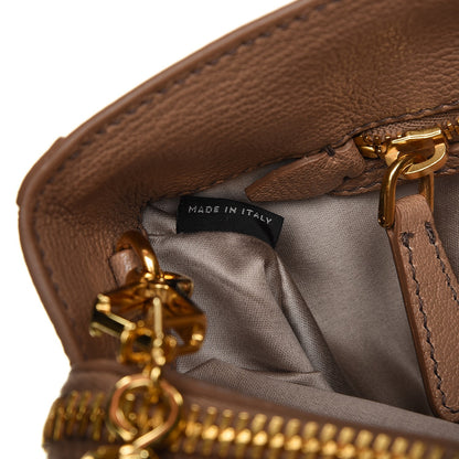 Miu Miu Goatskin Madras Top Handle Tote Cammeo 8 of 14