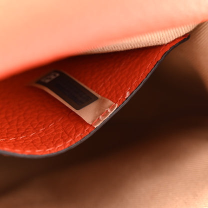 Chloe Grained Calfskin Small Marcie Saddle Bag Rusted Orange 8 of 17