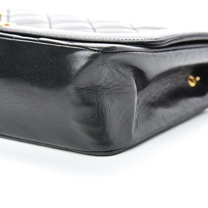 Chanel Lambskin Quilted Medium Single Flap Black 10 of 21