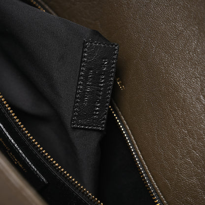 Saint Laurent Grained Lambskin Monogram Large Niki Chain Satchel Light Musk 7 of 10