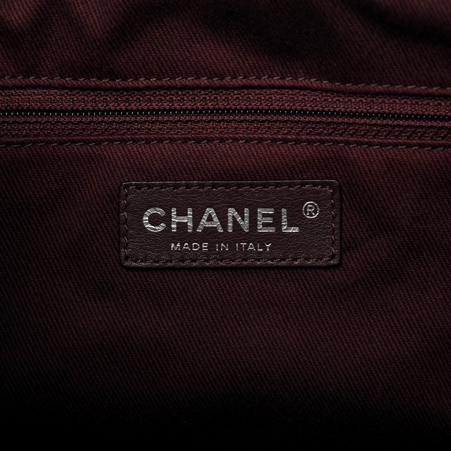 Chanel Iridescent Calfskin Quilted Large In The Mix Tote Dark Brown 8 of 9